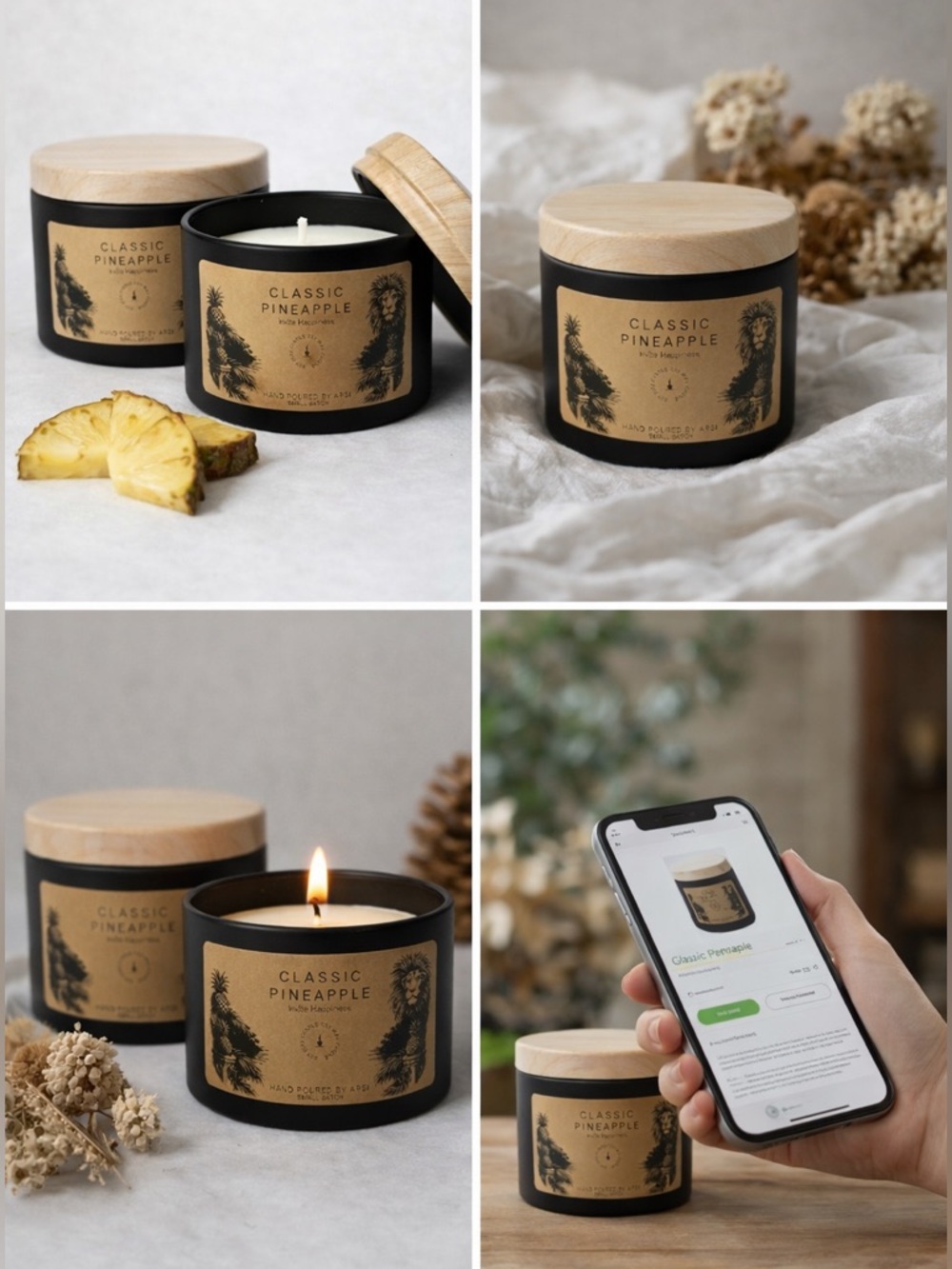 Handmade Soy Candle Small
Batch 4oz 🕯️ - Picture 4 of 4